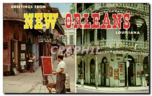 Modern Postcard Greetings From New Orleans Louisiana