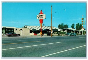 Parker Arizona AZ Postcard Coffee Ern's Exterior Building c1960 Vintage Antique