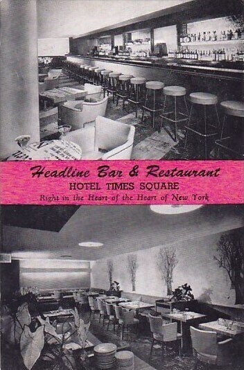 Headline Bar & Restaurant Hotel Times Square New York City New York