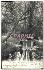 Old Postcard Paris Bois de Boulogne Longchamp