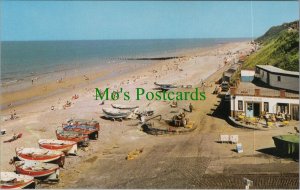 Norfolk Postcard-Cromer Fishing Boats on Central Beach,Holiday Nostalgia RS35925