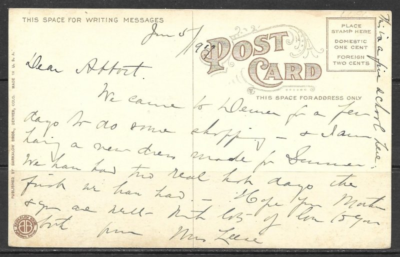 Colorado, Denver - Wolfe Hall -  [CO-107]