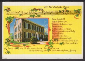 My Old Kentucky Home Stephen Foster's Melody Life 19th Century Cont'l