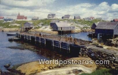 Peggy's Cove Nova Scotia Canada Unused 