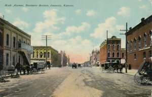 EMPORIA, Kansas, 1900-10s; Dixth Avenue