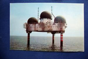 1950's George's Bank off Cape Cod MA Texas Tower Radar St...
