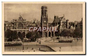 Old Postcard Paris Strolling L & # 39Eglise Saint Germain L & # 39auxerrois