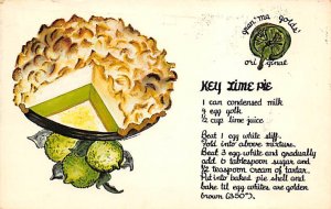 Key lime pie Grandma's gold original Recipe 1988 