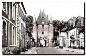 Old Postcard Villeneuve sur Yonne Yonne Sens Gate