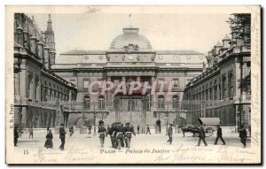 Old Postcard Paris Courthouse