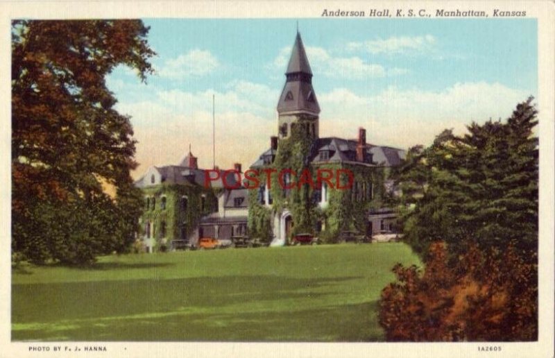 ANDERSON HALL, K. S. C., MANHATTAN, KANSAS