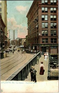 Tucks 2449 The Viaduct Peachtree Street Atlanta GA Vintage Postcard F66 