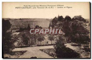 Postcard Old Junior Novitiate of the Eastern Missions Francaises Petit Castel...