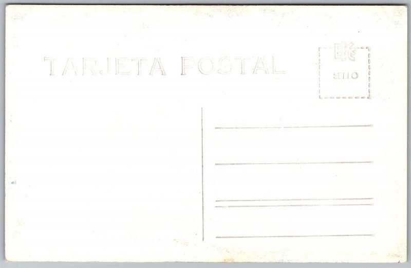 Vtg Nuevo Laredo Tamaulipas Mexico Garita Gral Miguel Aleman RPPC Postcard