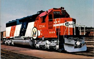 Trains Santa Fe Railway Company Locomotive #5700