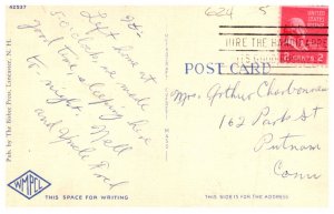 Greetings White Mountains LARGE LETTER