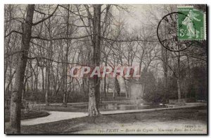 Vichy Old Postcard Swan Basin New Parks Celestine