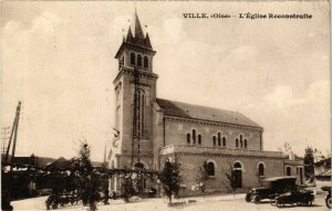 CPA AK VILLE Eglise Resonctruite (864995)