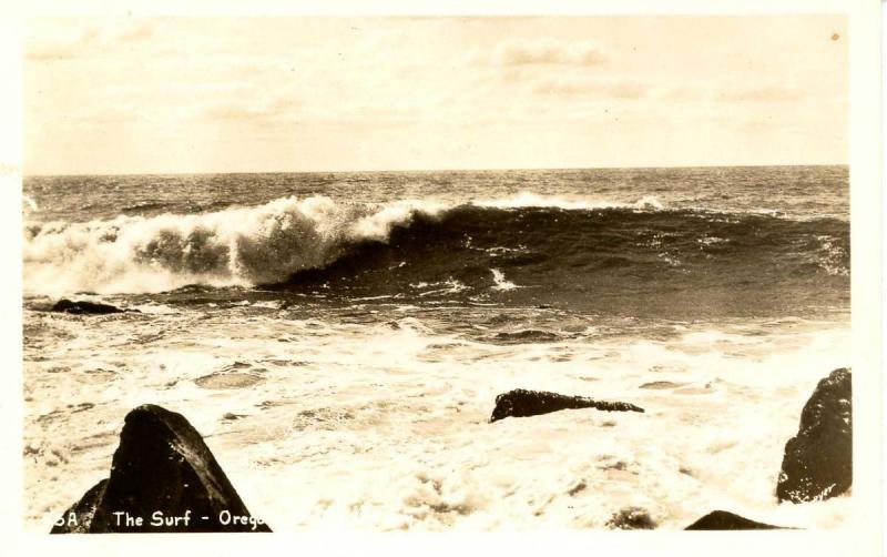 OR - Surf along the Coast   *RPPC