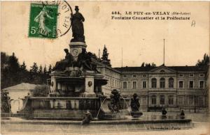 CPA Le PUY-en-VELAY - Fontaine Crozatier et la Prefecture (588783)