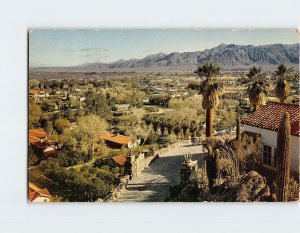 Postcard A picturesque panorama of Palm Springs, California