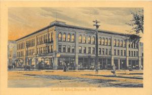 D88/ Brainerd Minnesota Mn Postcard c1910 Ransford Hotel Building