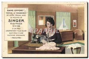 Old Postcard Singer Sewing Machine 15K82