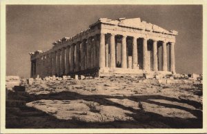 Greece Athens Parthenon Vintage Postcard C197