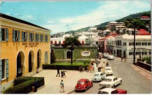 St. Thomas, Virgin Islands - The Post Office Square - in 1971