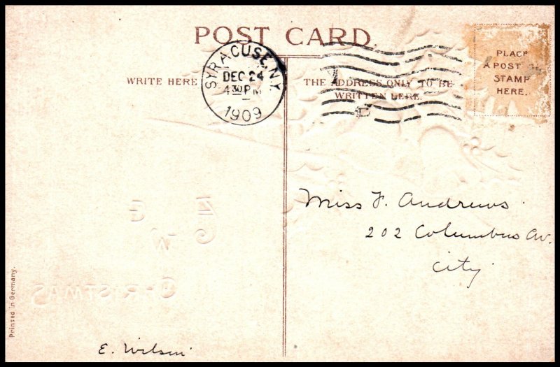 Christmas Bells Holly BIN