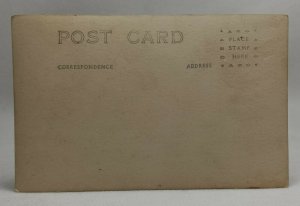 RPPC World War 1 Soldier Posing In Studio AZO Unstamped