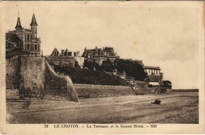 CPA LE CROTOY La Terrasse et le Grand Hotel (808048)