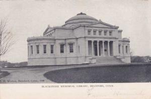 Blackstone Memorial Library - Branford CT, Connecticut - pm 1906 - UDB