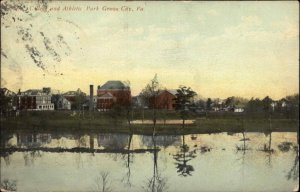 Grove City Pennsylvania PA College and Athletic Park c1910 Vintage Postcard