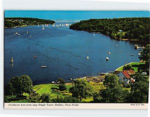 Postcard Northwest Arm from atop Dingle Tower, Halifax, Canada