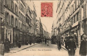 CPA PARIS 15e - Rue du commerce (156587)