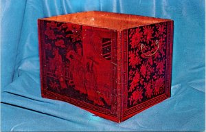 Boston Tea Party Chest DAR Museum POSTCARD