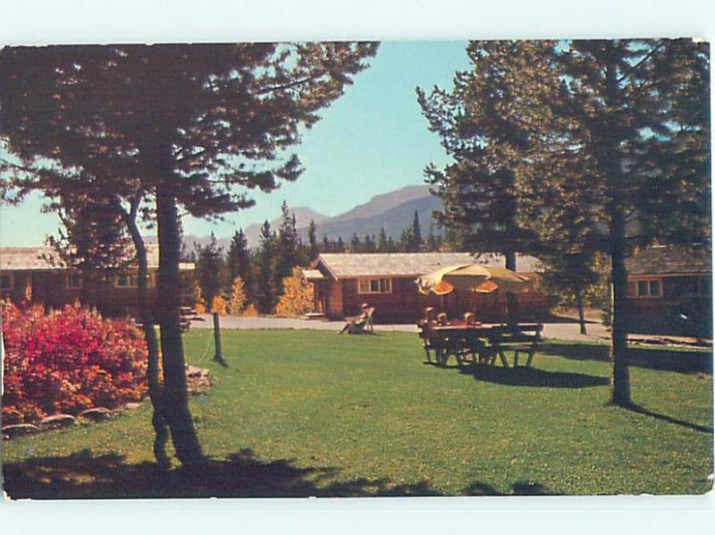 1990's JASPER HOUSE BUNGALOWS MOTEL Jasper Alberta AB c3980