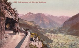 Brunigstrasse Blick Auf Meiringen Old Swiss Switzerland Postcard