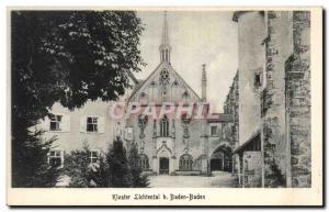 Old Postcard Kloster Lichtenthal b Baden Baden