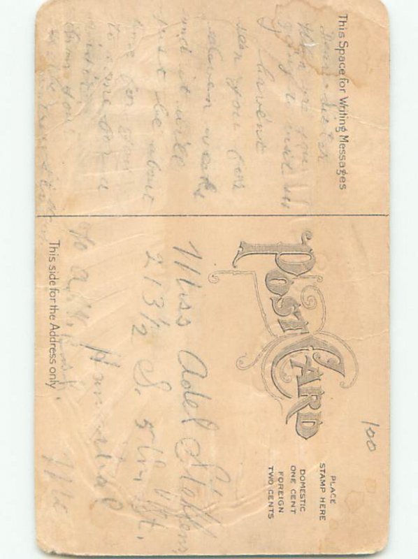 Divided-Back GREAT SCENE Greeting Postcard AA6848