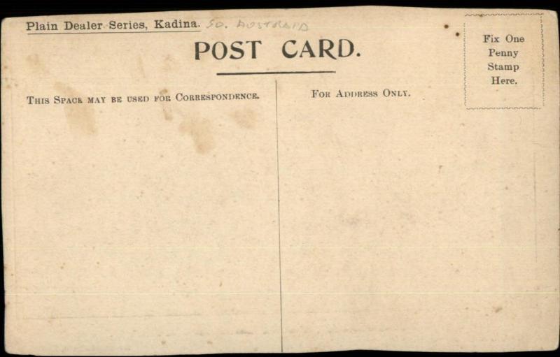 Kadina Australia Portion Taylor St. c1910 Postcard