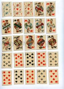 145109 Vintage German 35 PLAYING CARDS deck ASS