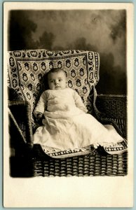 RPPC Dorothy Lorraine Cox Named Subject Baby 10 weeks 1918 Cyko Postcard H5