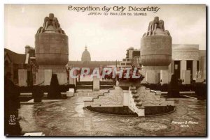 Old Postcard Decorative Arts Exhibition Garden Pavilion de Sevres