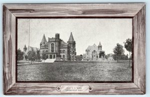 SPRINGFIELD, OH - Ohio K.P. Home KNIGHTS OF PYTHIAS Border ca 1910s Postcard