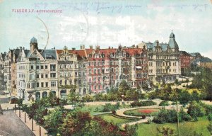 PLAUEN I V GERMANY~DITTRICH PLATZ~1929 OTTMAR ZIEHER POSTCARD