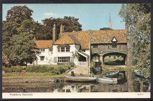 Norfolk Postcard - Norwich, Pulls Ferry, (Ex Ferry House), River Wensum Ref.1996