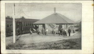 Monponsett MA RR Train Station Depot c1905 Postcard
