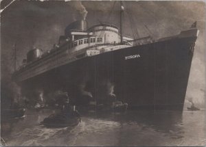 Postcard Ship D Europa Norddeutscher Lloyd Bremen D Europa Cancel